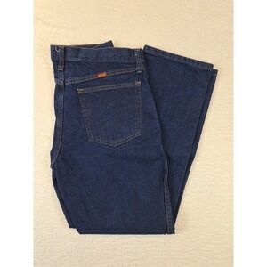 Rustler Straight Jeans Mens 33 x 30 Blue 100% Cotton Rugged